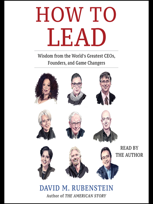 Title details for How to Lead by David M. Rubenstein - Wait list
